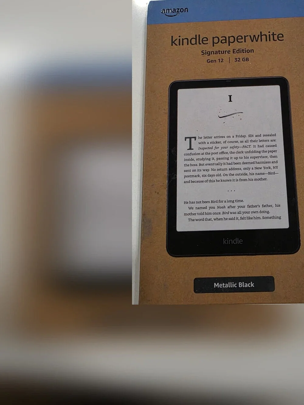 Amazon Kindle Paperwhite Signature Edition Gen 12 - Metallic Black